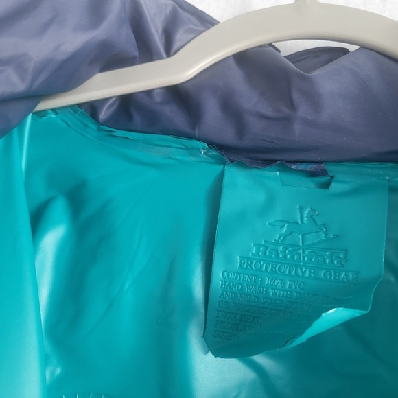 nwt‎ vintage 80/90s rainfair protective gear raincoat medium from dicks sporting - Picture 13 of 13